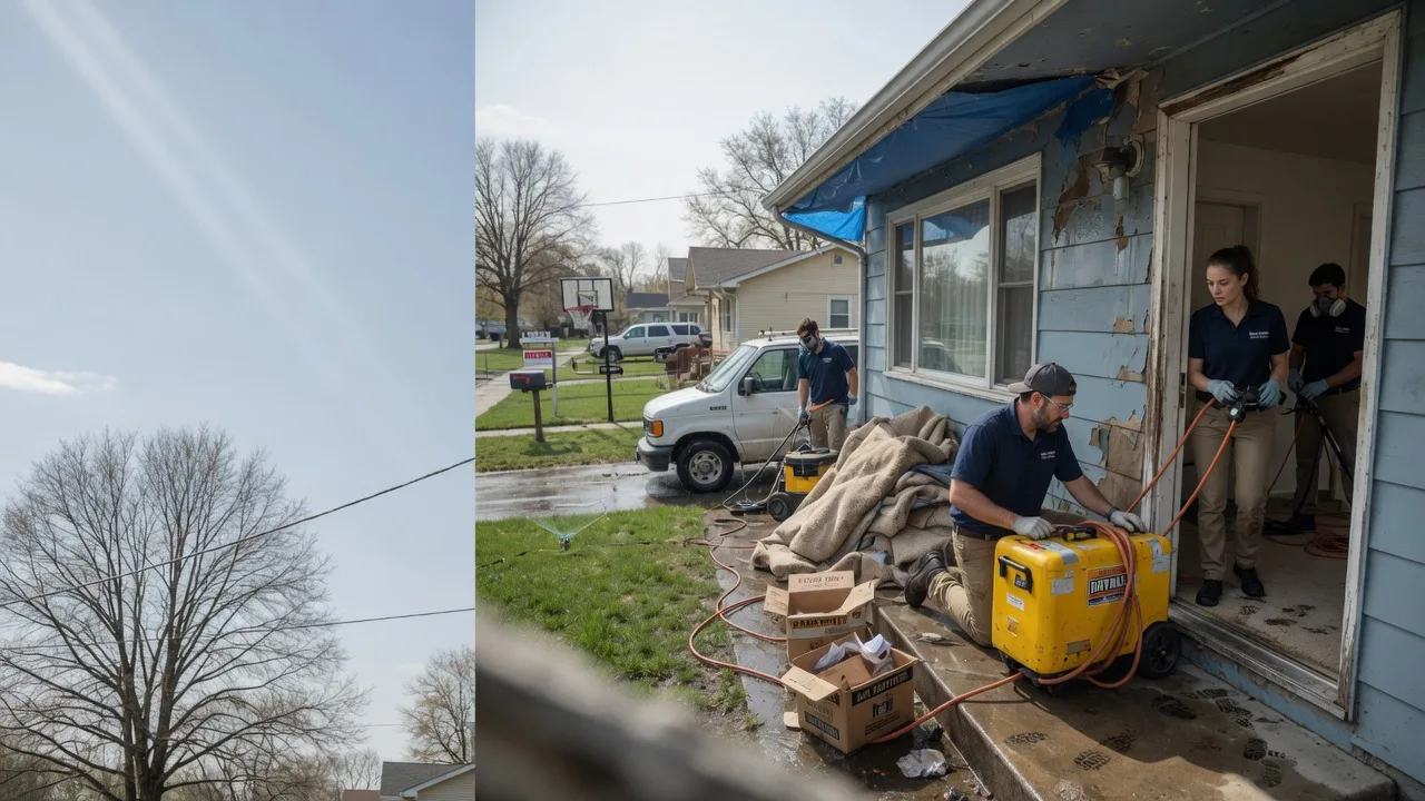 Basement Flood Cleanup in Alba, MO near me